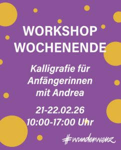 Kalligrafie für Anfängerinnen – Das Italic-Alphabet